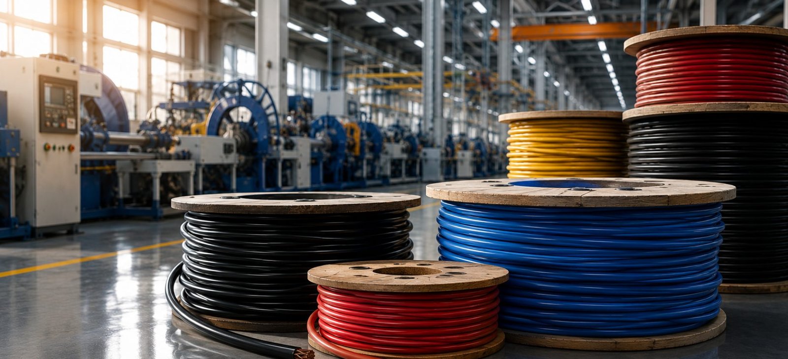 Cable Reels in Production